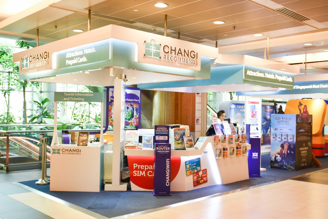 You can find information on tours and more at Changi Recommends counters